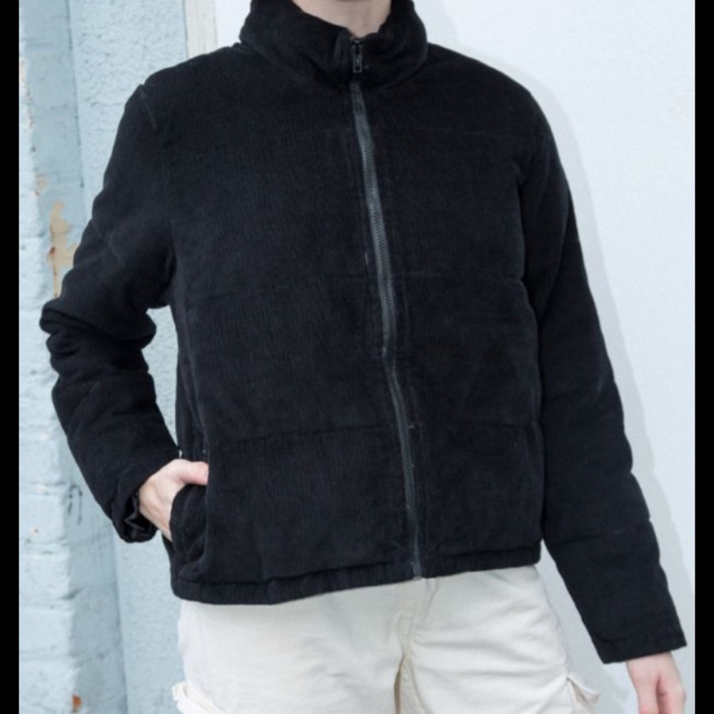 Brandy Melville Corduroy Puffer Jacket